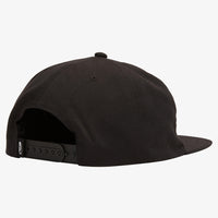 QUIKSILVER BOYS SATURN STRAPBACK CAP - BLACK