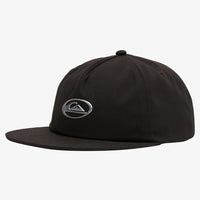 QUIKSILVER BOYS SATURN STRAPBACK CAP - BLACK