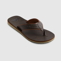 QUIKSILVER MENS CARVER NUBUCK SANDALS - DEMITASSE SOLID