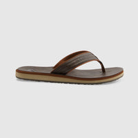 QUIKSILVER MENS CARVER NUBUCK SANDALS - DEMITASSE SOLID