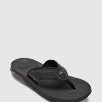 QUIKSILVER MATHODIC RECOVERY SANDALS - BLACK 1