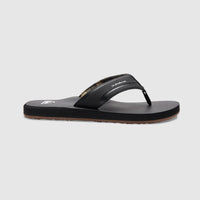 QUIKSILVER ISLAND OASIS LI SANDALS - BLACK/BROWN