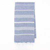 Handwoven Turkish Cotton Mint / Beach Towel