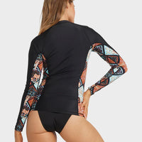 BILLABONG FOREVER FOLK REEF BREAK SHIRT - BLACK PEBBLE