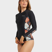 BILLABONG FOREVER FOLK REEF BREAK SHIRT - BLACK PEBBLE