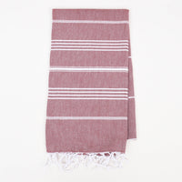 Handwoven Turkish Cotton Mint / Beach Towel
