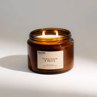 Extra Large Amber Drift Trading Co. Soy Wax Candles