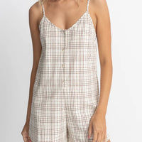 RHYTHM RUMI CHECK ROMPER