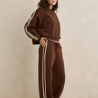 RHYTHM CONTRAST TRACKPANT - BROWN