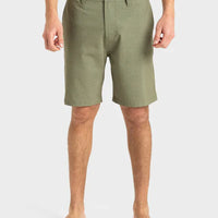 QUIKSILVER UNION HEATHER 19" AMPHIBIAN BOARDSHORTS - GRAPE LEAF