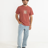 RHYTHM GRANGE VINTAGE SS T-SHIRT - VINTAGE CLAY