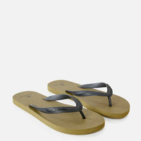 BRAND LOGO BLOOM OPEN TOE - OLIVE
