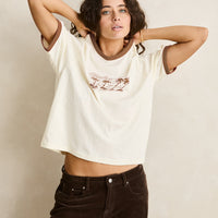 RHYTHM PALMA PRINTED TEE - BROWN