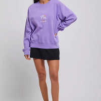 BILLABONG PALMY BROOKLYN CREW - PURPLE PUNCH