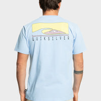QUIKSILVER BOXED OUT SS - AIRY BLUE