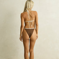 RHYTHM DREAMER SLIDE TRI TOP - CHOCOLATE
