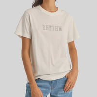 RHYTHM FLAGSHIP BOYFRIEND TEE - WHITE