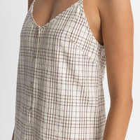 RHYTHM RUMI CHECK ROMPER
