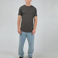 SILENT THEORY SOLID TAIL TEE - COAL