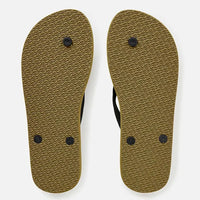 BRAND LOGO BLOOM OPEN TOE - OLIVE