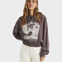 BILLABONG WOMENS SWEET ESCAPE HOODIE - KONA