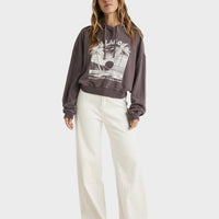 BILLABONG WOMENS SWEET ESCAPE HOODIE - KONA