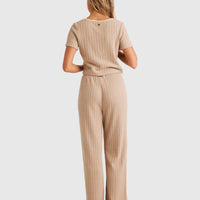 BILLABONG WOMENS LOUNGER PANT - CUBAN SAND