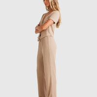 BILLABONG WOMENS LOUNGER PANT - CUBAN SAND