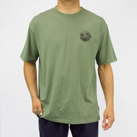CARVE EVENTIDE OVERSIZED TEE - MOSS GREEN