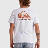 QUIKSILVER MENS FUNKY FILLER T-SHIRT - WHITE