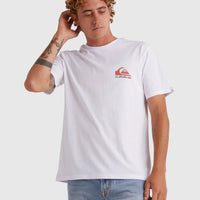 QUIKSILVER MENS FUNKY FILLER T-SHIRT - WHITE
