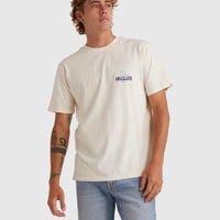 QUIKSILVER MENS ABOVE THE CLOUDS T-SHIRT - BIRCH