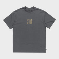 QUIKSILVER MENS HIGH RISE T-SHIRT - IRON GATE