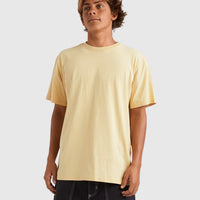 QUIKSILVER SALT WATER CREW TEE - RATTAN