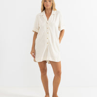 RHYTHM VACAY ROMPER - CREAM