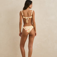 RHYTHM WILDFLOWER SOFT SIDE HOLIDAY PANT - WHITE