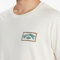 BILLABONG ADIV ARCH SHORT SLEEVE TEE - OFF WHITE