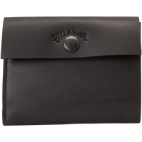 BILLABONG TRIBONG LEATHER WALLET - BLACK