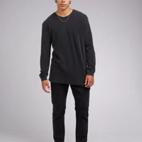 SILENT THEORY PIQUE LONG SLEEVE TEE - MULTIE