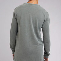 SILENT THEORY PIQUE LONG SLEEVE TEE - MULTIE