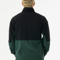 RIP CURL ANTI SERIES BOULDER Z/T CREW FOREST GREEN