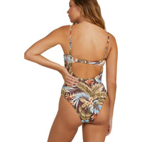 SHOP BILLABONG SLOW DAZE MIA DD ONE PIECE WITH CHOZEN SURF