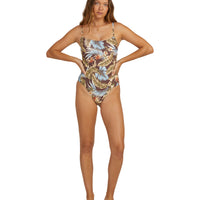 SHOP BILLABONG SLOW DAZE MIA DD ONE PIECE WITH CHOZEN SURF