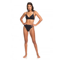 ROXY WATER HEART HIGH WAIST SEPARATE BIKINI PANT - ANTHRACITE LITTLE TH KVJ7