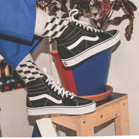 VANS SK8 HI BLACK/BLACK/WHITE