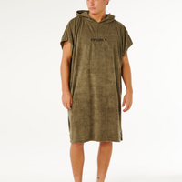 RIP CURL BRAND HOODED TOWEL - OLIVE
