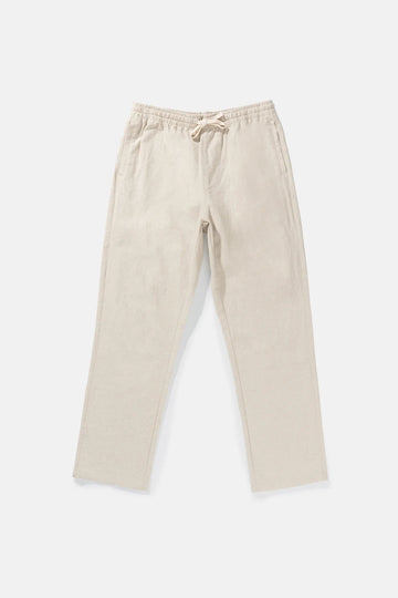 RHYTHM MENS LINEN JAM PANT - BONE