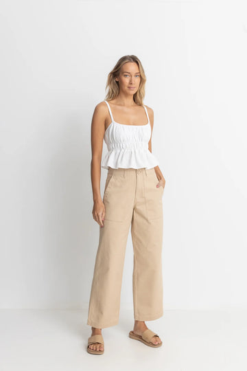 RHYTHM WOMENS FATIGUE PANT - NATURAL