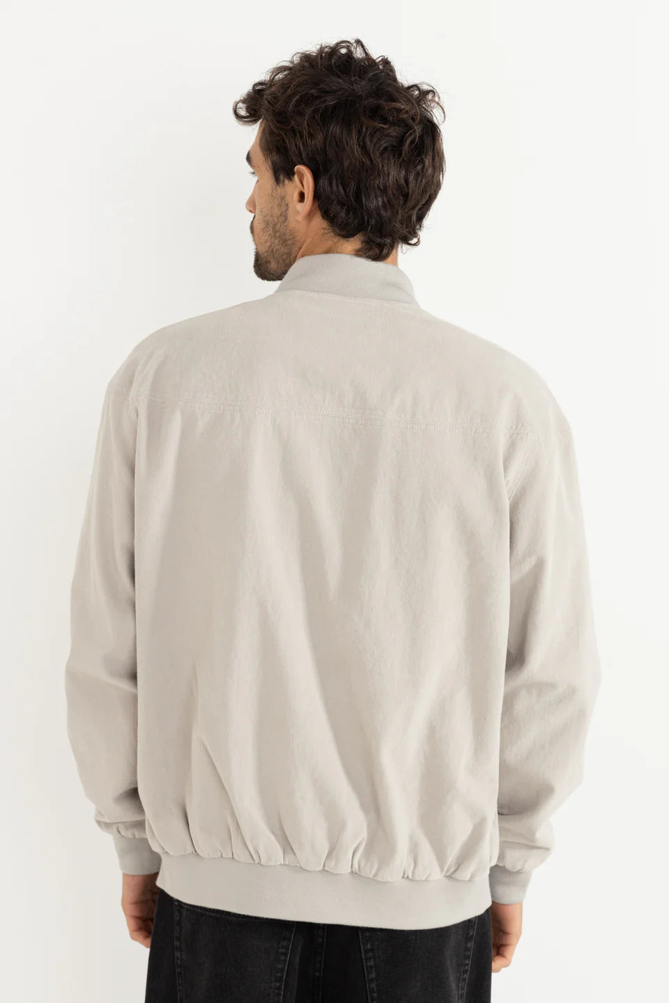 RHYTHM MENS DERBY JACKET - SMOKE