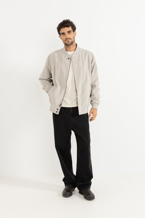 RHYTHM MENS DERBY JACKET - SMOKE